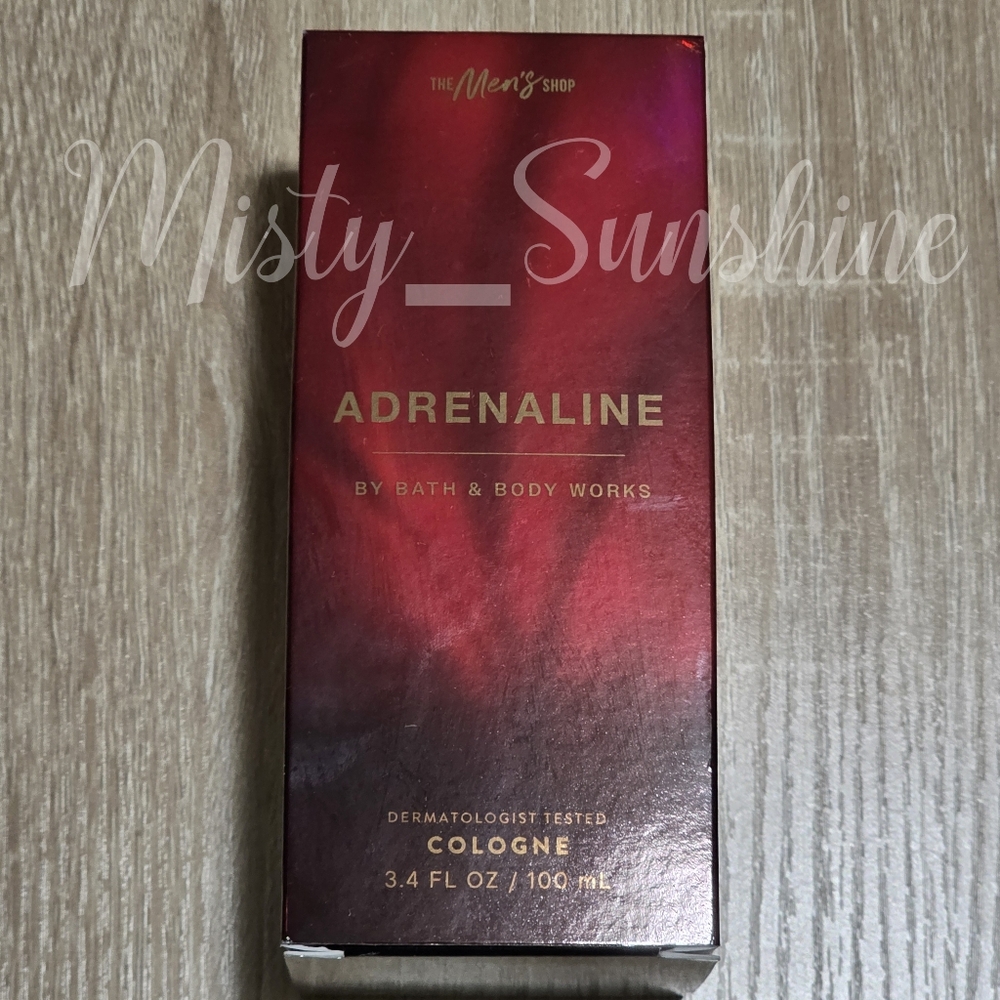 Bath & Body Works Men's Adrenaline Fragrance Cologne 3.4oz / 100ml NEW Rare